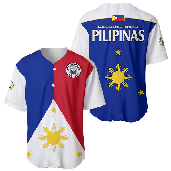 Personalised Polynesian Philippines Baseball Jacket Pilipinas Flag Style for 125th Independence Anniversary White LT9