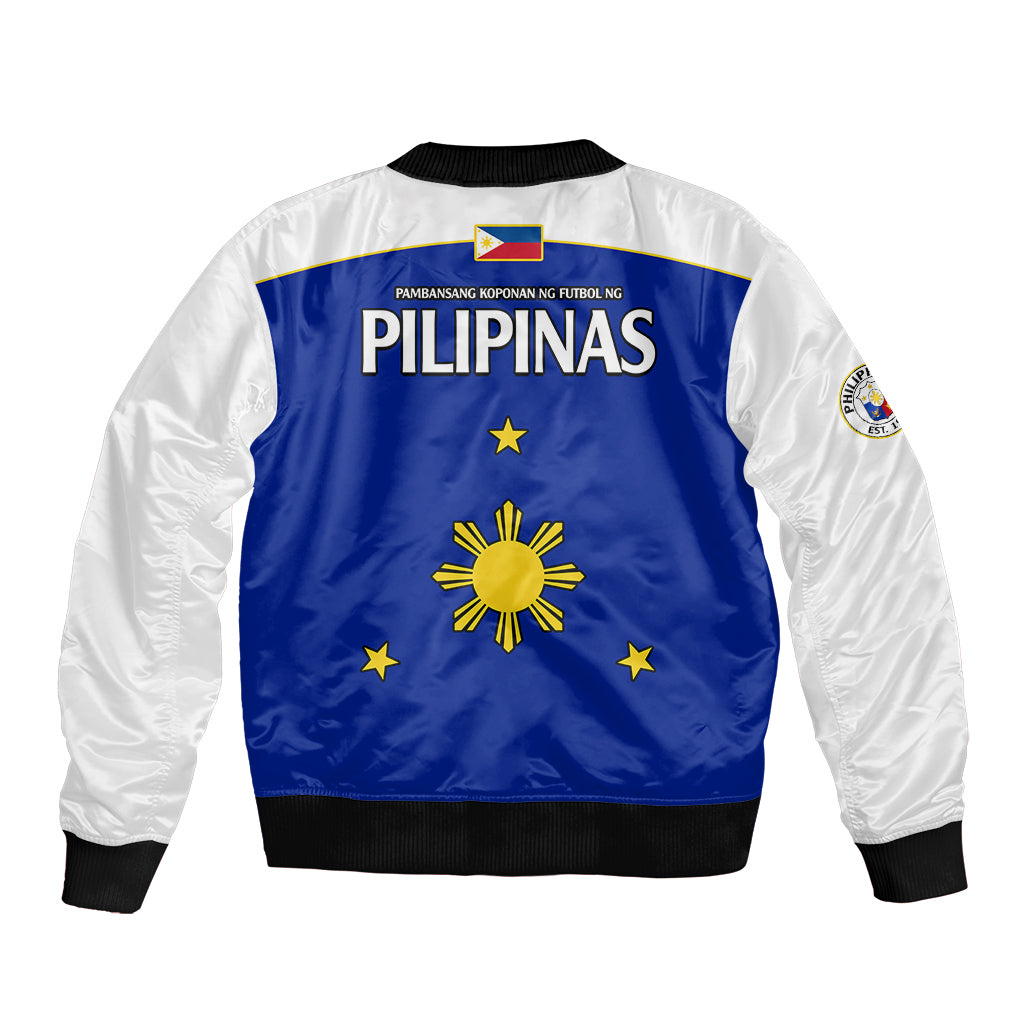 Philippines Concept Home Football Bomber Jacket Pilipinas Flag White Style 2023 LT9 - Wonder Print Shop