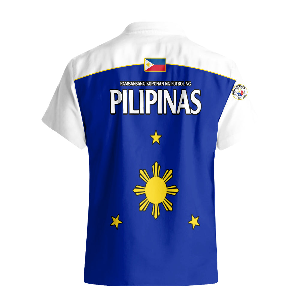 Philippines Concept Home Football Hawaiian Shirt Pilipinas Flag White Style 2023 - Wonder Print Shop