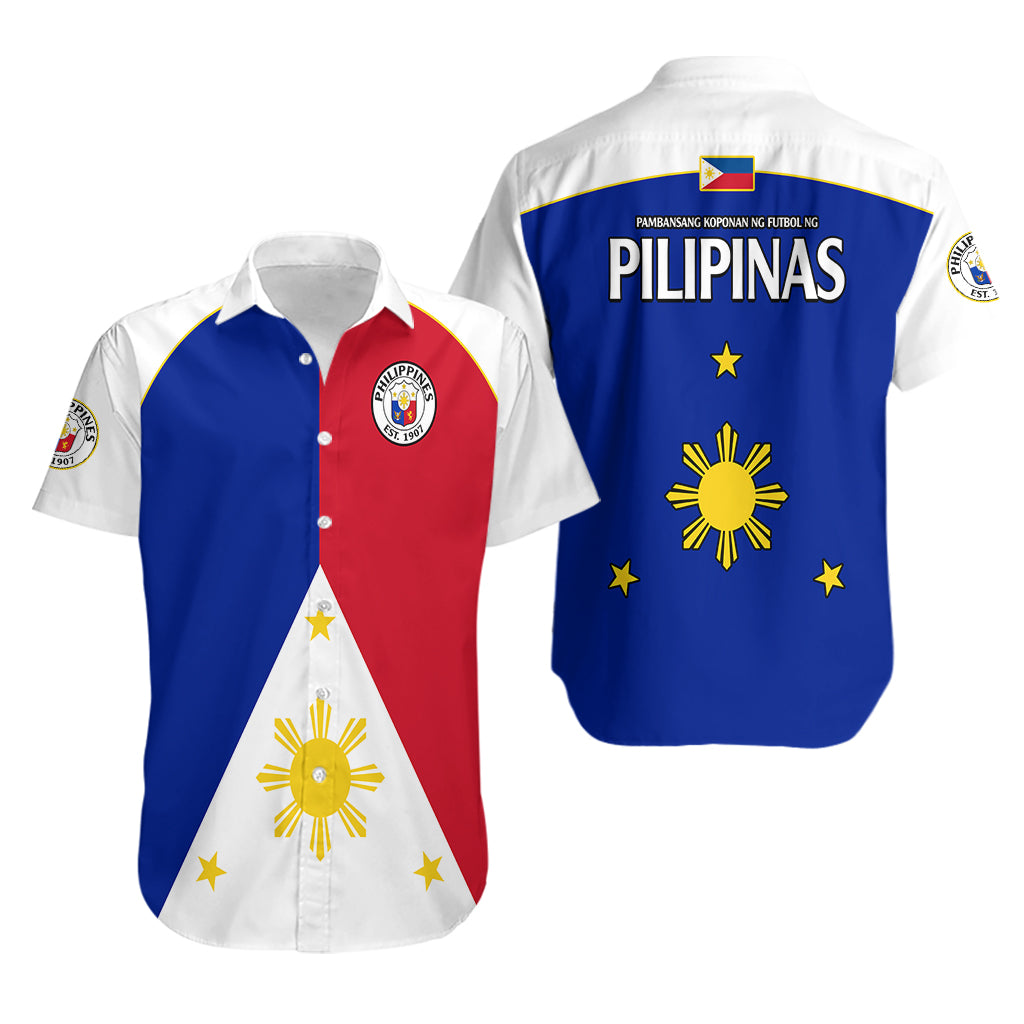 Philippines Concept Home Football Hawaiian Shirt Pilipinas Flag White Style 2023 - Wonder Print Shop