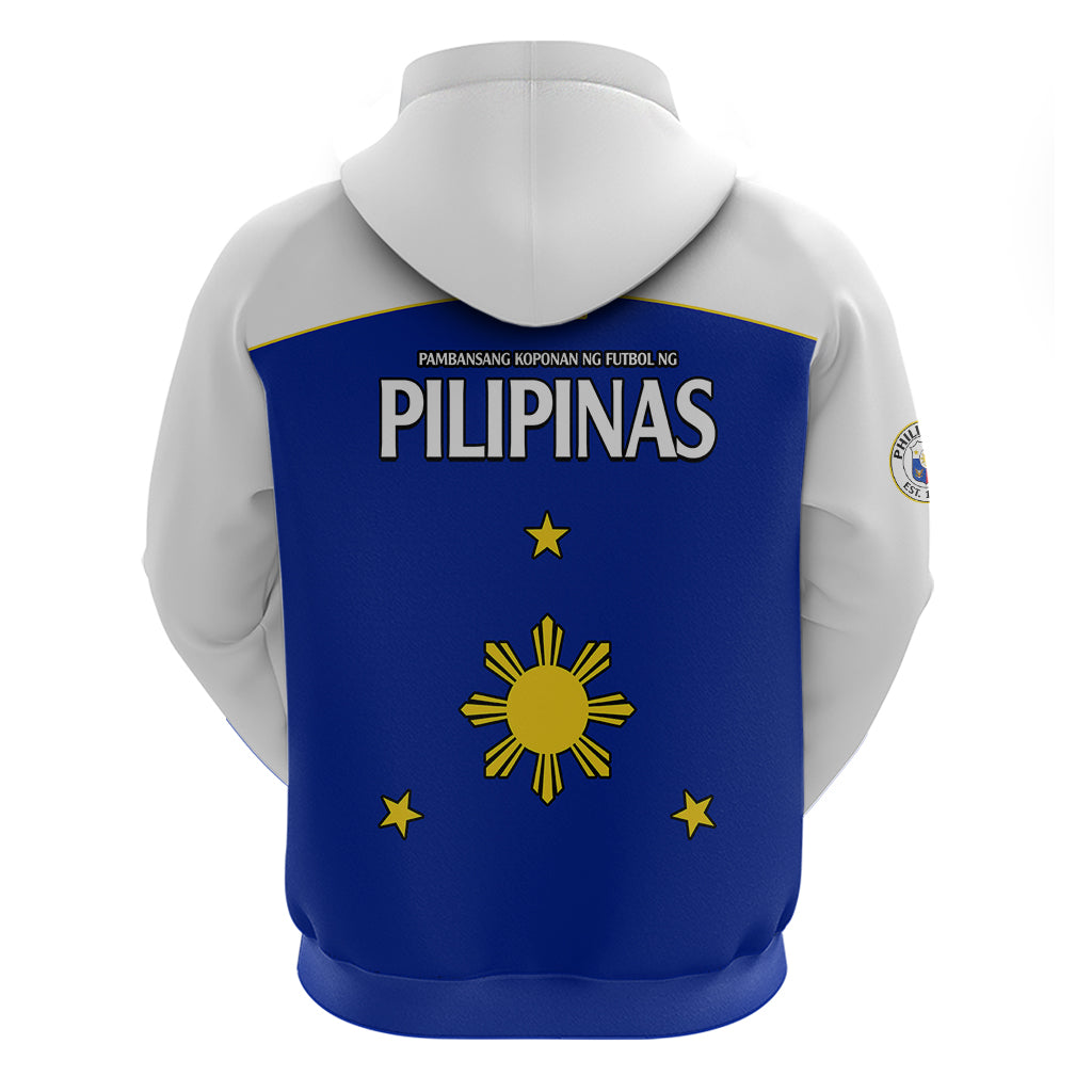 Philippines Concept Home Football Hoodie Pilipinas Flag White Style 2023 - Wonder Print Shop