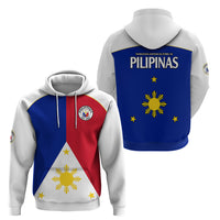 Philippines Concept Home Football Hoodie Pilipinas Flag White Style 2023 - Wonder Print Shop