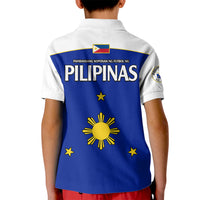 Philippines Concept Home Football Polo Shirt for Kid Pilipinas Flag White Style 2023 - Wonder Print Shop