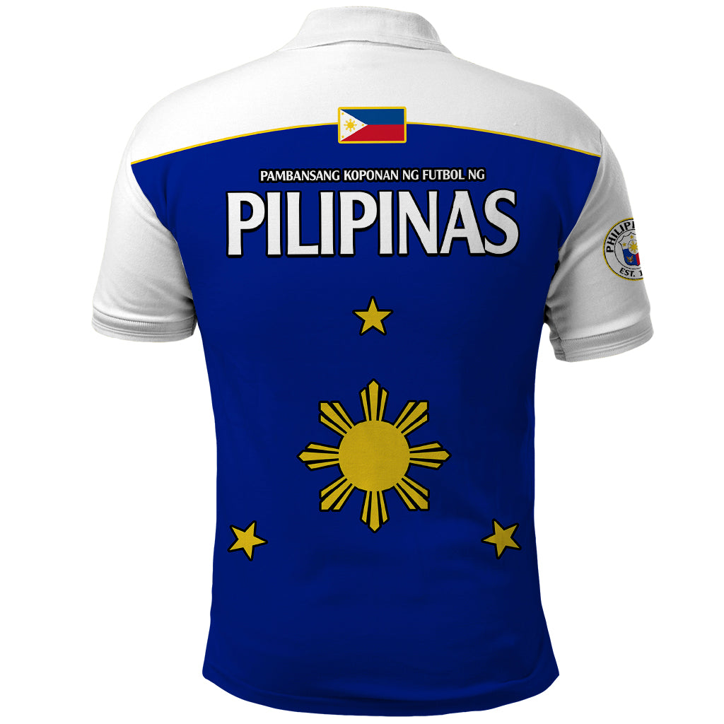 Philippines Concept Home Football Polo Shirt Pilipinas Flag White Style 2023 - Wonder Print Shop