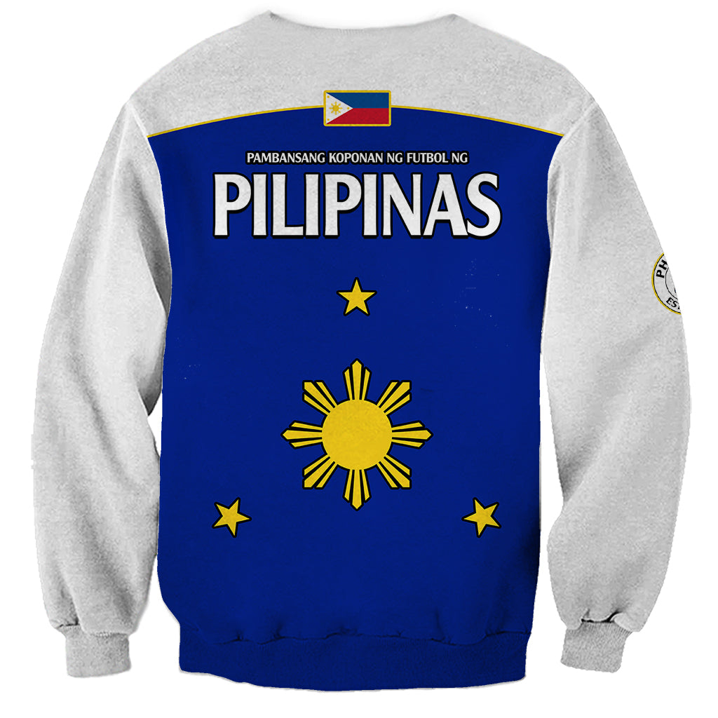 Philippines Concept Home Football Sweatshirt Pilipinas Flag White Style 2023 - Wonder Print Shop