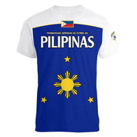 Philippines Concept Home Football Women V Neck T Shirt Pilipinas Flag White Style 2023 - Wonder Print Shop