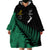 Australia Wallabies and Aotearoa Rugby Wearable Blanket Hoodie Kangaroo Black Fern Maori Green Vibe - Wonder Print Shop