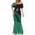 Custom Australia Wallabies and Aotearoa Rugby Mermaid Dress Kangaroo Black Fern Maori Green Vibe - Wonder Print Shop