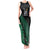 Custom Australia Wallabies and Aotearoa Rugby Tank Maxi Dress Kangaroo Black Fern Maori Green Vibe - Wonder Print Shop