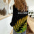 Australia Wallabies and Aotearoa Rugby Women Casual Shirt Kangaroo Black Fern Maori Gradient Vibe - Wonder Print Shop
