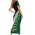 South Africa and Aotearoa Rugby Short Sleeve Bodycon Dress Springboks Black Fern Maori Vibe - Wonder Print Shop