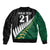 Custom South Africa and Aotearoa Rugby Bomber Jacket Springboks Black Fern Maori Vibe LT9 - Wonder Print Shop