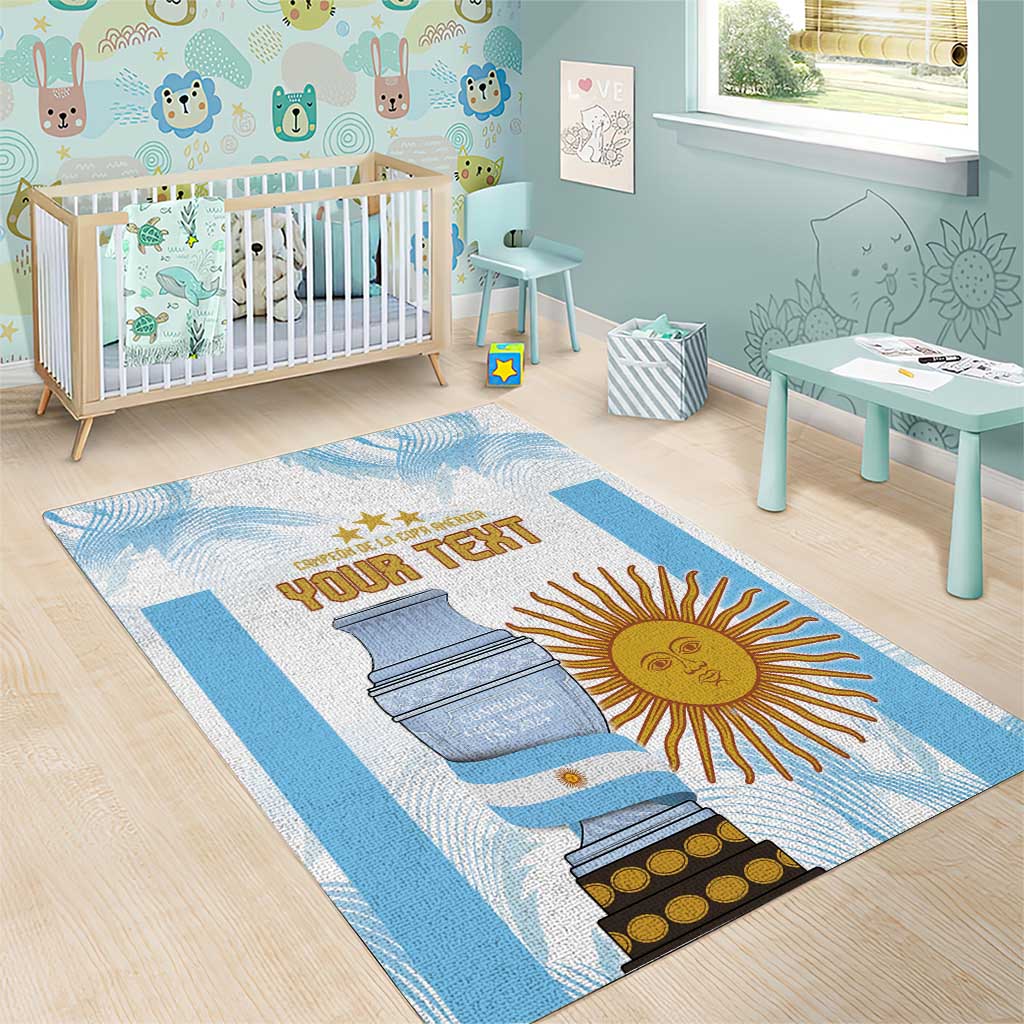 Argentina Champions Football Custom Area Rug Campeon de America LT9 - Wonder Print Shop