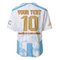 Argentina Champions Football Custom Baseball Jersey Campeon de America LT9 - Wonder Print Shop