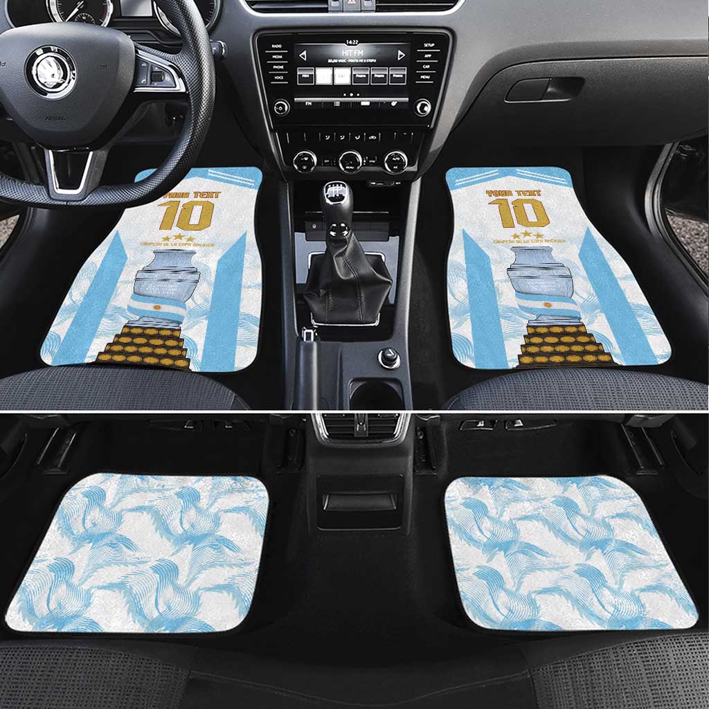 Argentina Champions Football Custom Car Mats Campeon de America LT9 - Wonder Print Shop