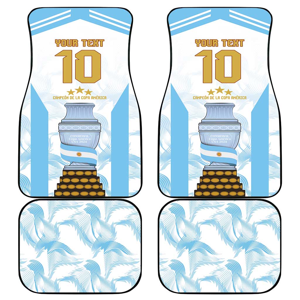 Argentina Champions Football Custom Car Mats Campeon de America LT9 - Wonder Print Shop