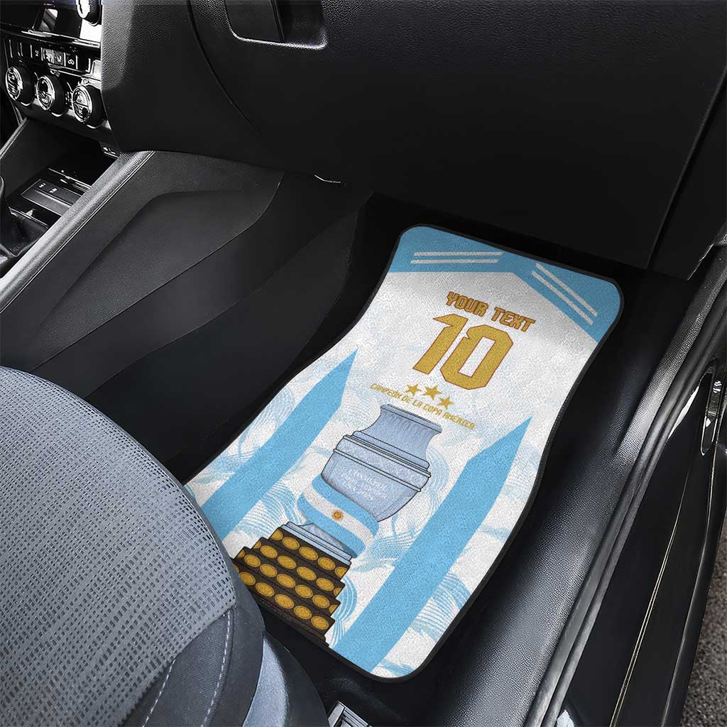Argentina Champions Football Custom Car Mats Campeon de America LT9 - Wonder Print Shop