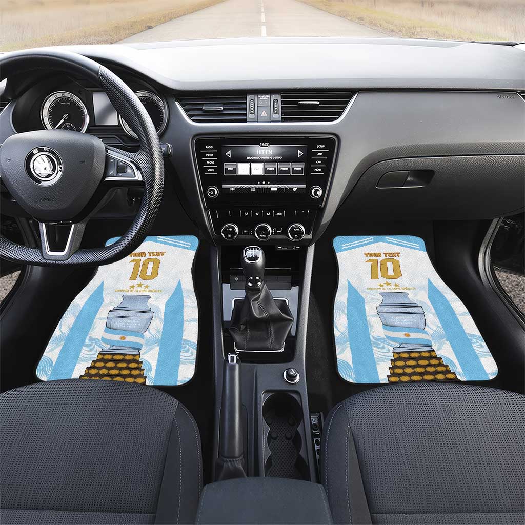 Argentina Champions Football Custom Car Mats Campeon de America LT9 - Wonder Print Shop