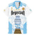 Argentina Champions Football Custom Family Matching Short Sleeve Bodycon Dress and Hawaiian Shirt Campeon de America - Wonder Print Shop