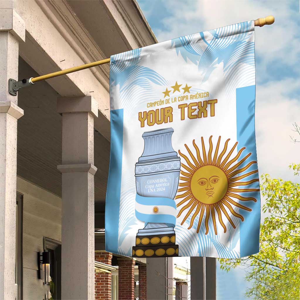 Argentina Champions Football Custom Garden Flag Campeon de America - Wonder Print Shop