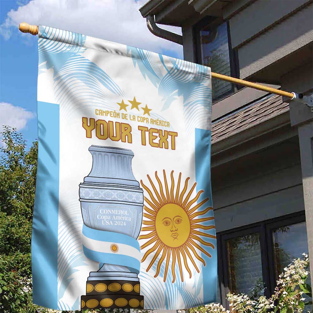 Argentina Champions Football Custom Garden Flag Campeon de America - Wonder Print Shop