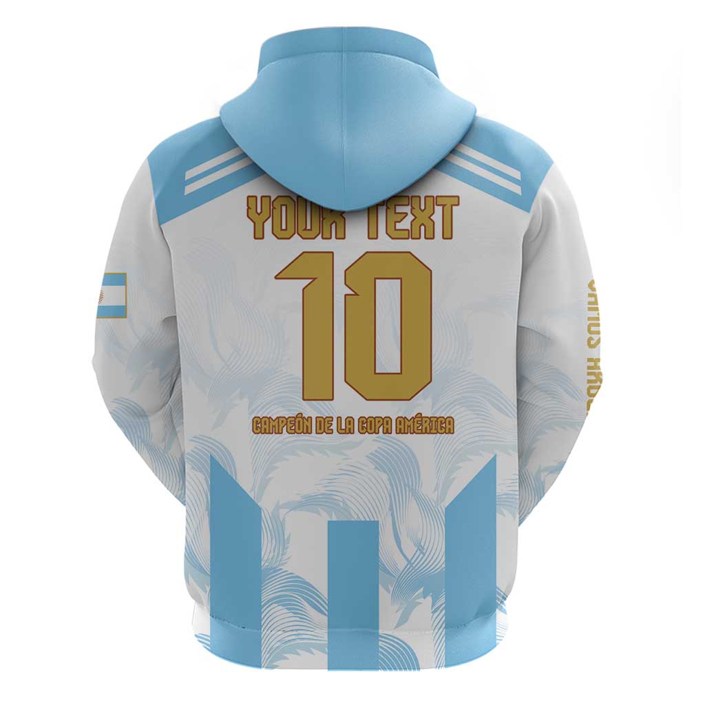 Argentina Champions Football Custom Hoodie Campeon de America - Wonder Print Shop
