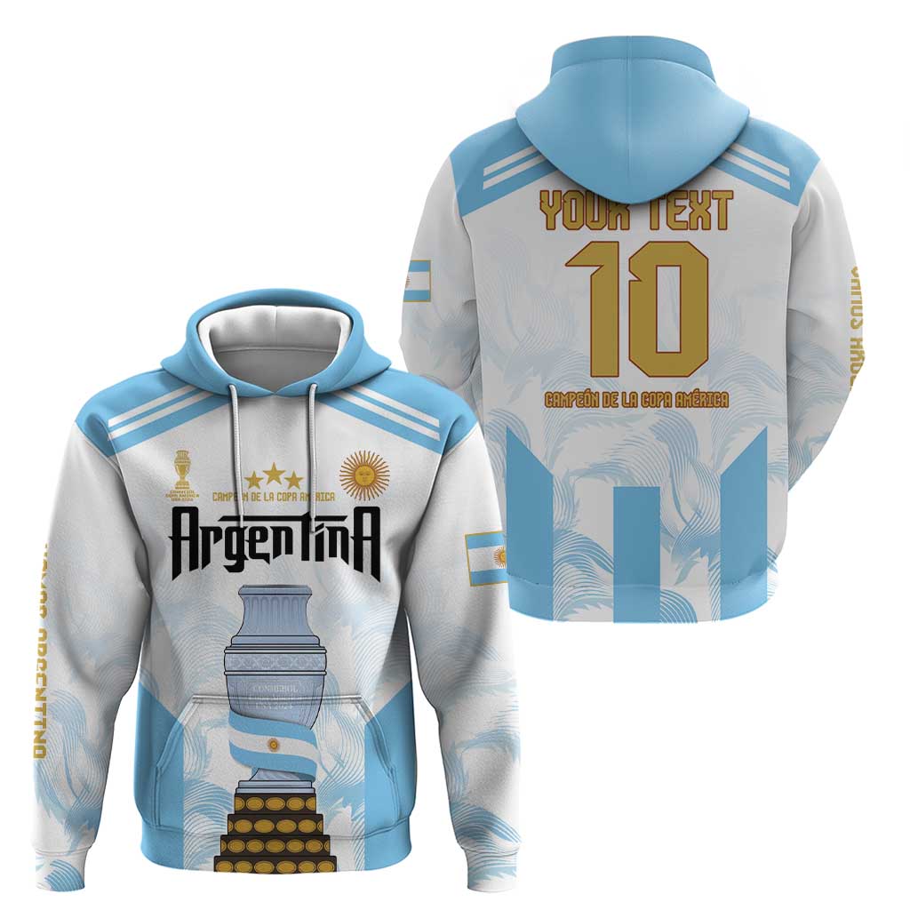 Argentina Champions Football Custom Hoodie Campeon de America - Wonder Print Shop