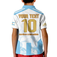 Argentina Champions Football Custom Kid Polo Shirt Campeon de America - Wonder Print Shop