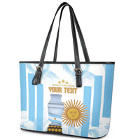 Argentina Champions Football Custom Leather Tote Bag Campeon de America - Wonder Print Shop