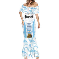 Argentina Champions Football Custom Mermaid Dress Campeon de America - Wonder Print Shop