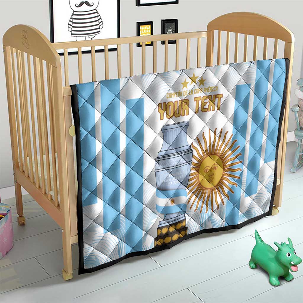 Argentina Champions Football Custom Quilt Campeon de America - Wonder Print Shop