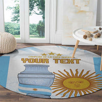 Argentina Champions Football Custom Round Carpet Campeon de America