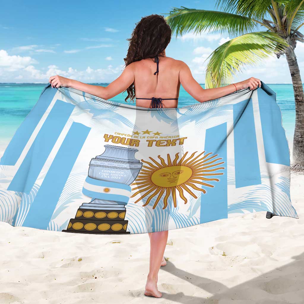 Argentina Champions Football Custom Sarong Campeon de America - Wonder Print Shop