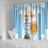 Argentina Champions Football Custom Shower Curtain Campeon de America