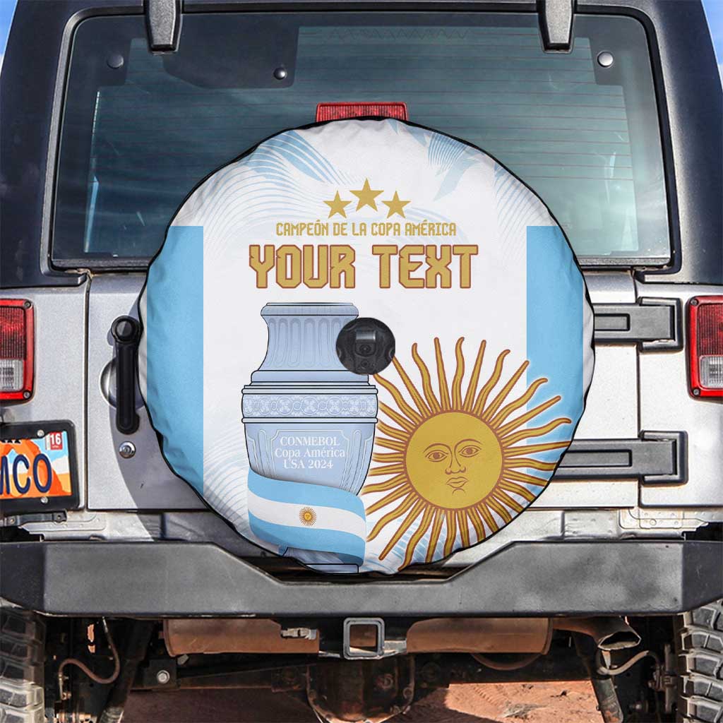 Argentina Champions Football Custom Spare Tire Cover Campeon de America - Wonder Print Shop