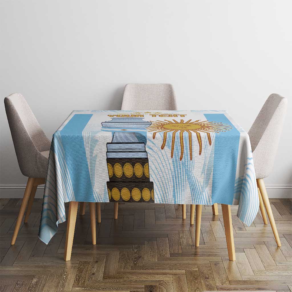 Argentina Champions Football Custom Tablecloth Campeon de America - Wonder Print Shop