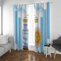 Argentina Champions Football Custom Window Curtain Campeon de America - Wonder Print Shop