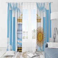 Argentina Champions Football Custom Window Curtain Campeon de America - Wonder Print Shop