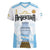 Argentina Champions Football Custom Women V-Neck T-Shirt Campeon de America - Wonder Print Shop