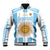 Vamos Argentina Champions Football Custom Baseball Jacket White and Sky Blue LT9 - Wonder Print Shop