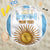 Vamos Argentina Champions Football Custom Beach Blanket White and Sky Blue LT9 - Wonder Print Shop