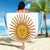 Vamos Argentina Champions Football Custom Beach Blanket White and Sky Blue LT9 - Wonder Print Shop