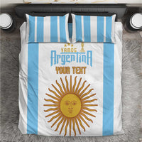 Vamos Argentina Champions Football Custom Bedding Set White and Sky Blue LT9 - Wonder Print Shop