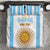 Vamos Argentina Champions Football Custom Bedding Set White and Sky Blue LT9 - Wonder Print Shop