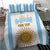 Vamos Argentina Champions Football Custom Bedding Set White and Sky Blue LT9 - Wonder Print Shop