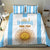 Vamos Argentina Champions Football Custom Bedding Set White and Sky Blue LT9 - Wonder Print Shop