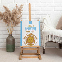 Vamos Argentina Champions Football Custom Canvas Wall Art White and Sky Blue LT9 - Wonder Print Shop
