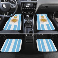 Vamos Argentina Champions Football Custom Car Mats White and Sky Blue LT9 - Wonder Print Shop