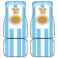 Vamos Argentina Champions Football Custom Car Mats White and Sky Blue LT9 - Wonder Print Shop