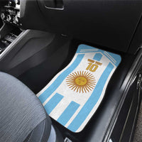 Vamos Argentina Champions Football Custom Car Mats White and Sky Blue LT9 - Wonder Print Shop